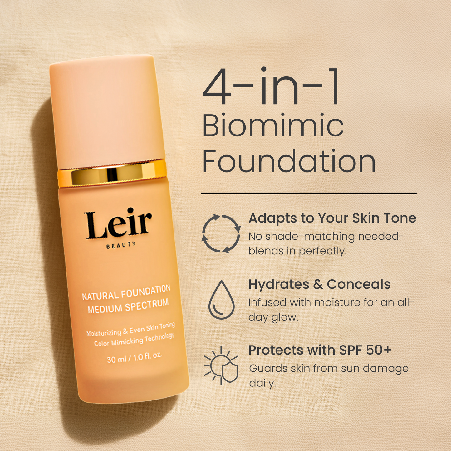 Leir® - Biomimic Foundation - 4-in-1